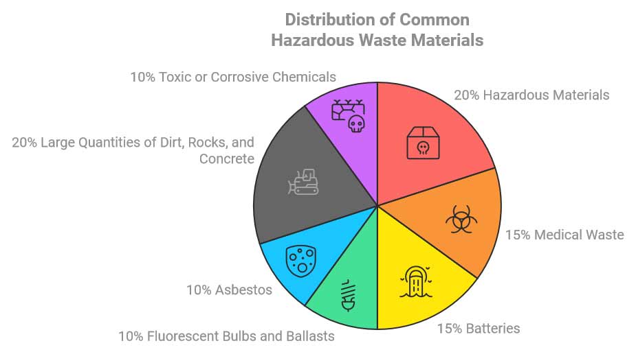 Distribution of Common Hazardous Waste in Denver co