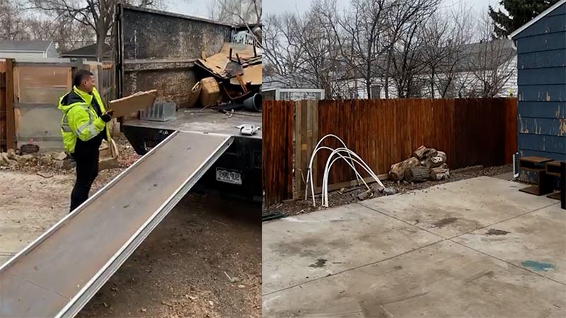 Backyard Junk Removal in Colorado 6 clean and neat backyard in colorado